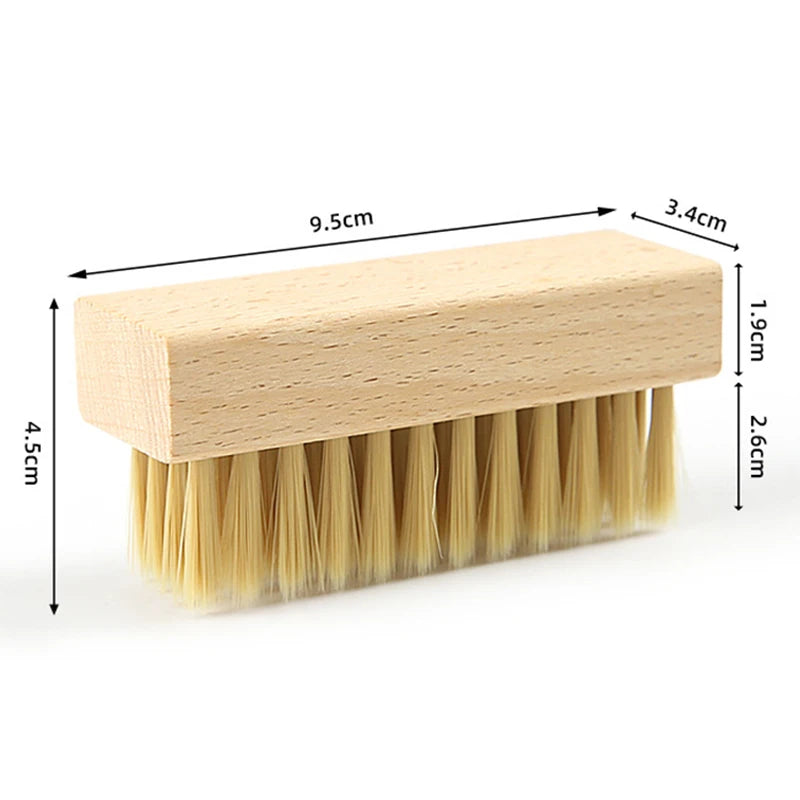 1Pc Pig Bristles Shoe Brush For Slippers Sneaker Brush Shoes Cleaning