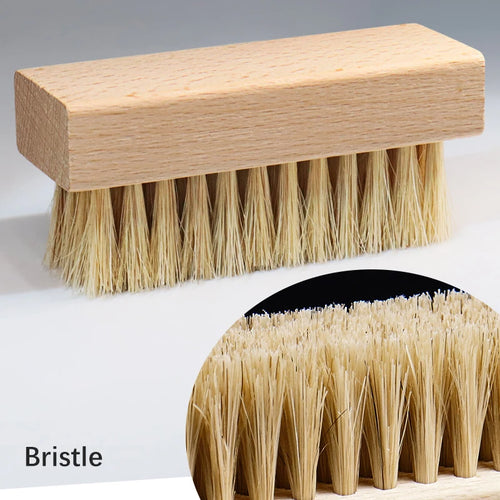 1Pc Pig Bristles Shoe Brush For Slippers Sneaker Brush Shoes Cleaning